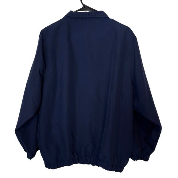 Vintage Keneth Too Navy Gold Embroidered Jacket Shoulder Pads Size XL Nautical - Picture 2 of 9